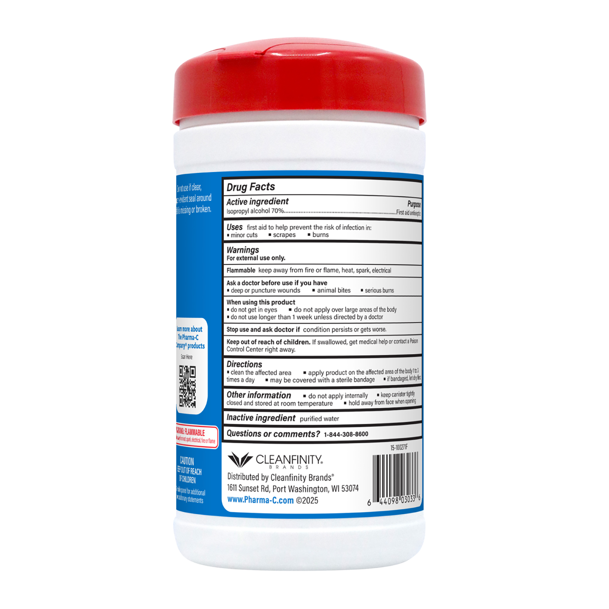 70% Isopropyl Alcohol Wipes - Image 3
